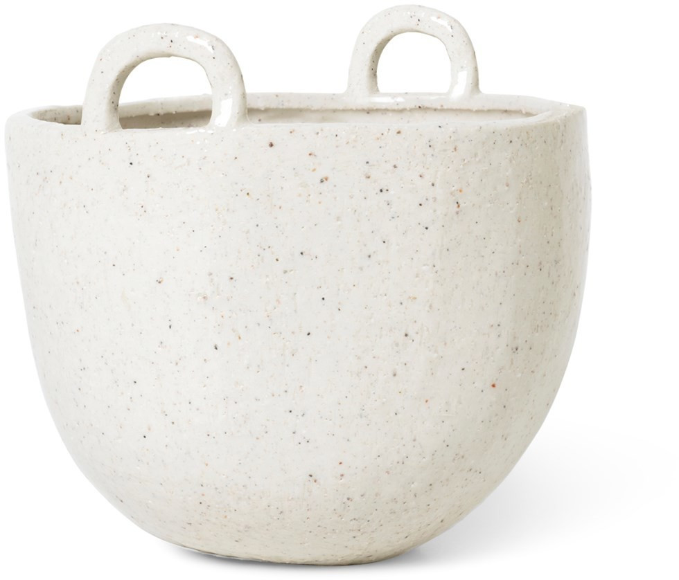 Ferm Living Speckle Flower Pot Off-White