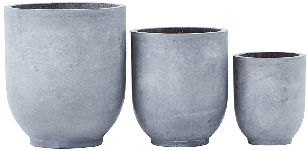 House Doctor Clay Fiber Pot