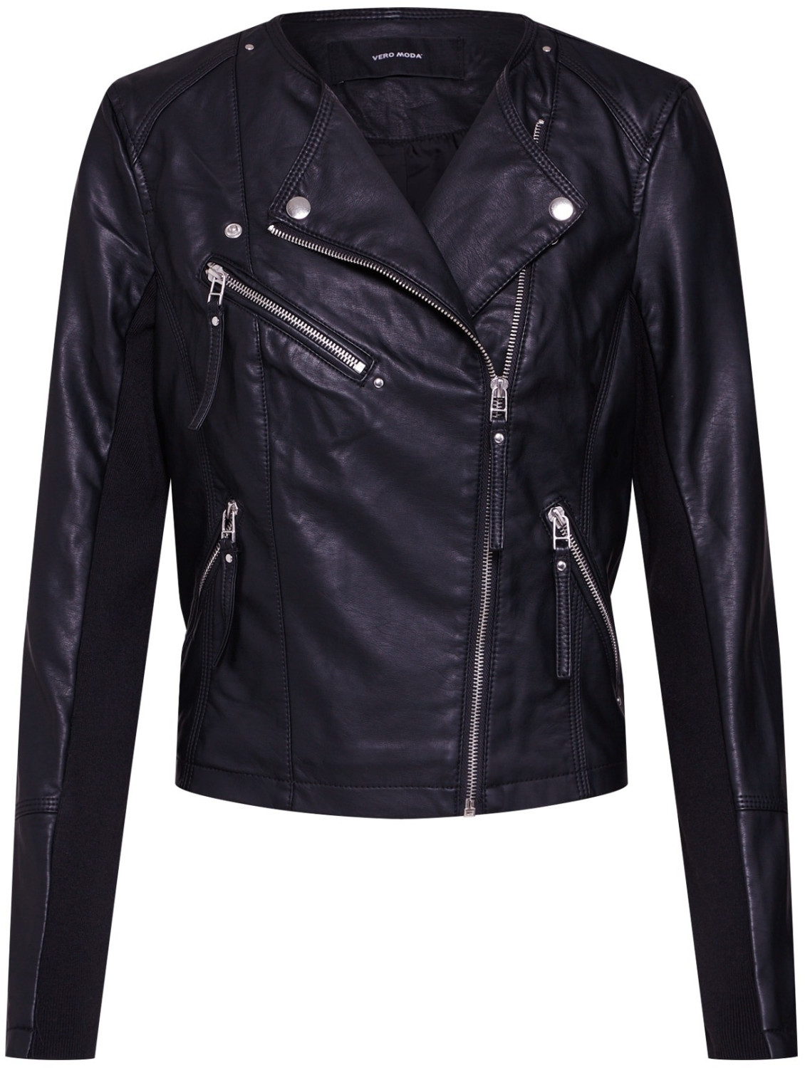 Buy Vero Moda Ria Faux Leather Jacket (10211420) black from £21.99 ...