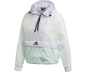 Adidas Women Lifestyle Cropped WIND.RDY Windbreaker dash green/purple tint (FI0585)