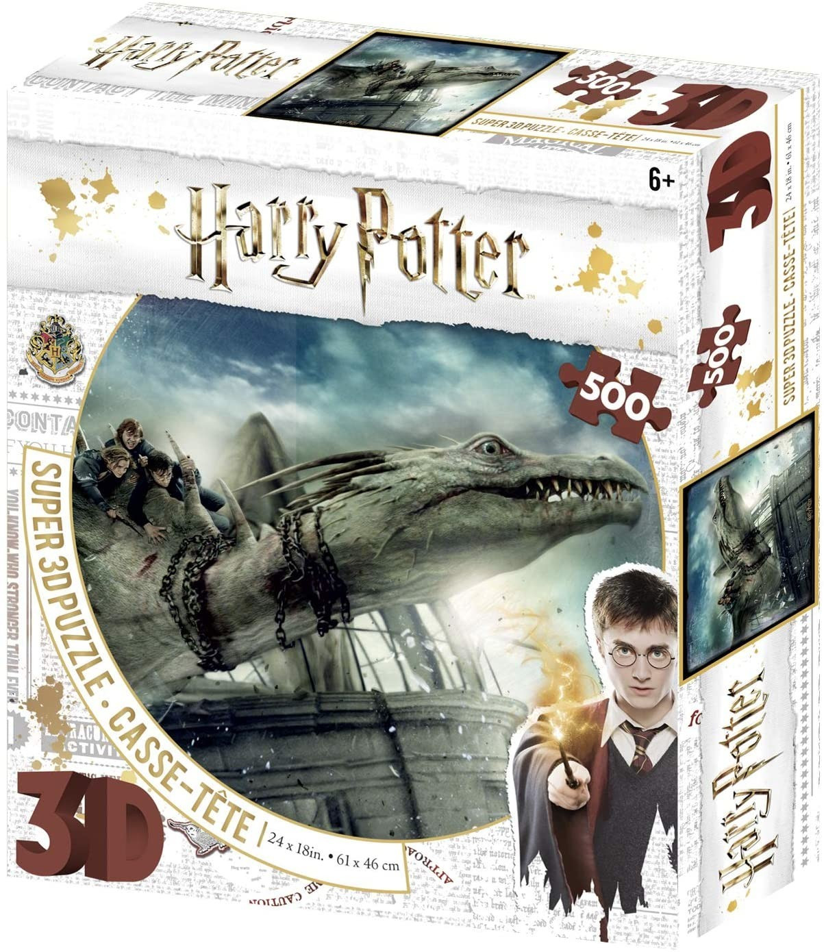 Photos - Jigsaw Puzzle / Mosaic Prime3D Norbert Woll Woll Harry Potter Super 3D Puzzle 