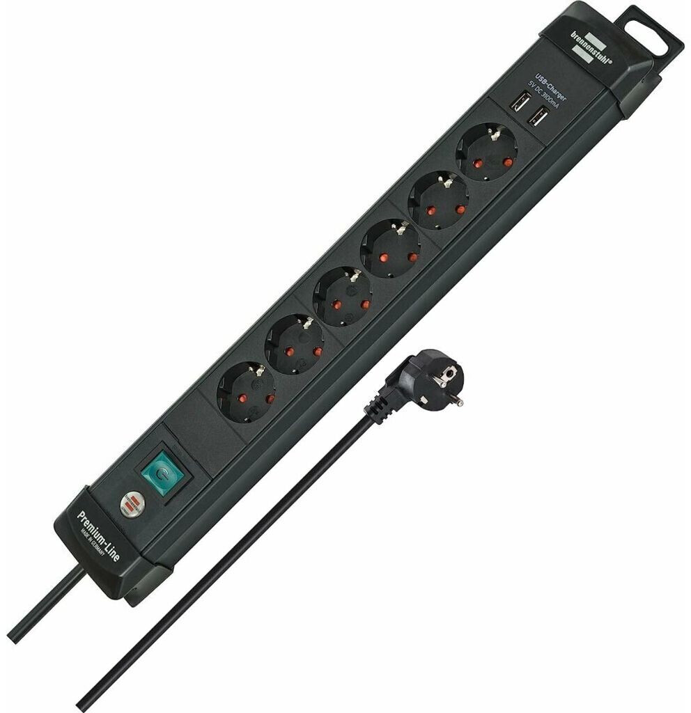 Brennenstuhl Premium-Line 6-way 3 m (1951160602)