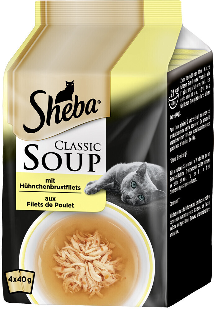 Sheba Classic Soup with chicken breast fillets 12 x 4 x 40g multipack