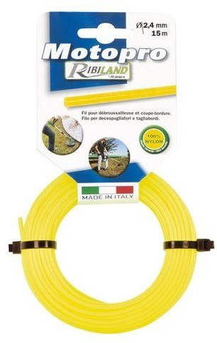 Ribiland Fil pour débroussailleuse PRDFD15X20RDJ