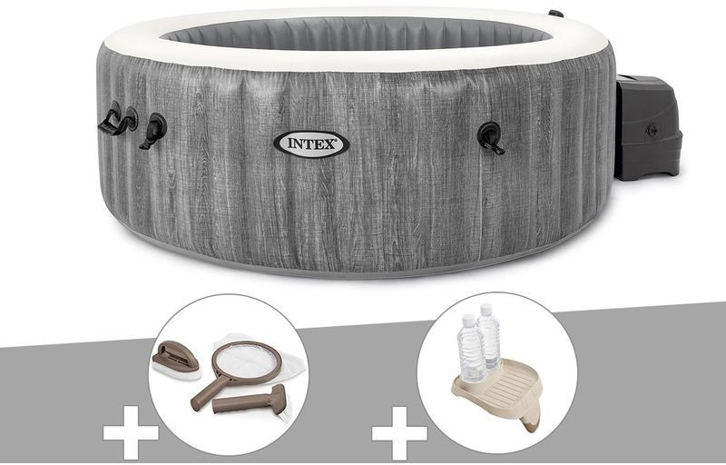 Intex PureSpa Baltik 6 places + kit d'entretien + porte-boisson