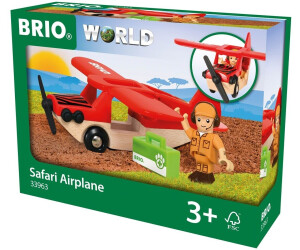 Brio Safari Flugzeug mit Figur und Arzt-Koffer 33963 