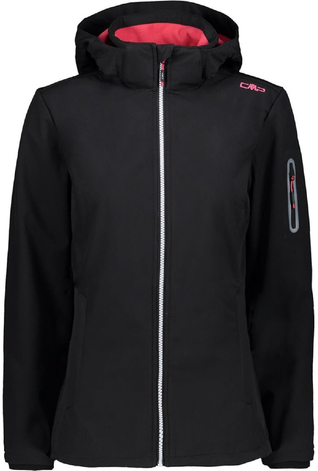 CMP Softshell Jacket  Zip Hood Women (39A5006) black/rhodamine pink