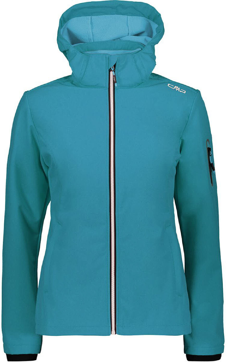 CMP Softshell Jacket Zip Hood Women (39A5006) curacao/turchese