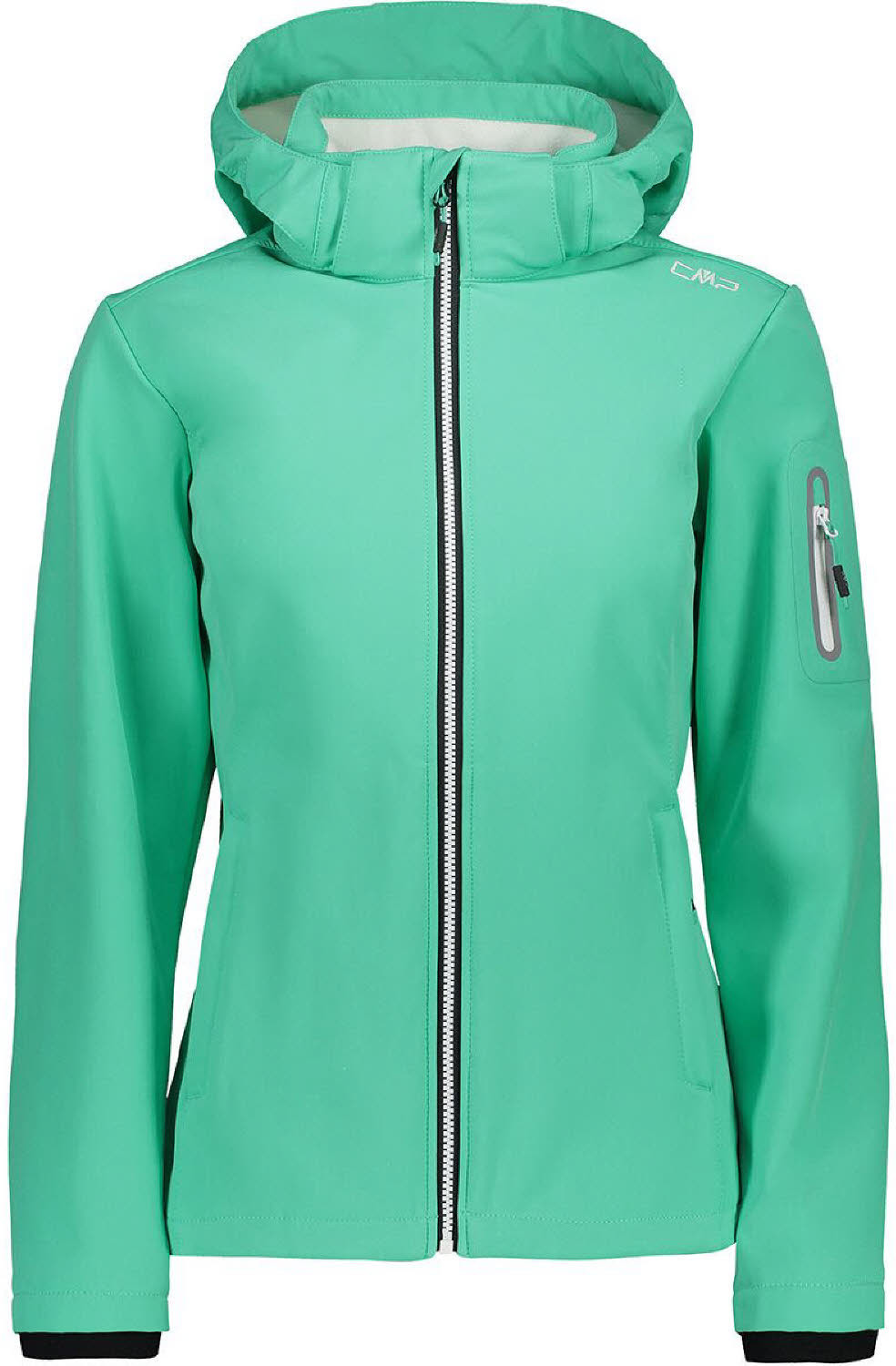 CMP Softshell Jacket Zip Hood Women (39A5006) aquamint/bco gesso