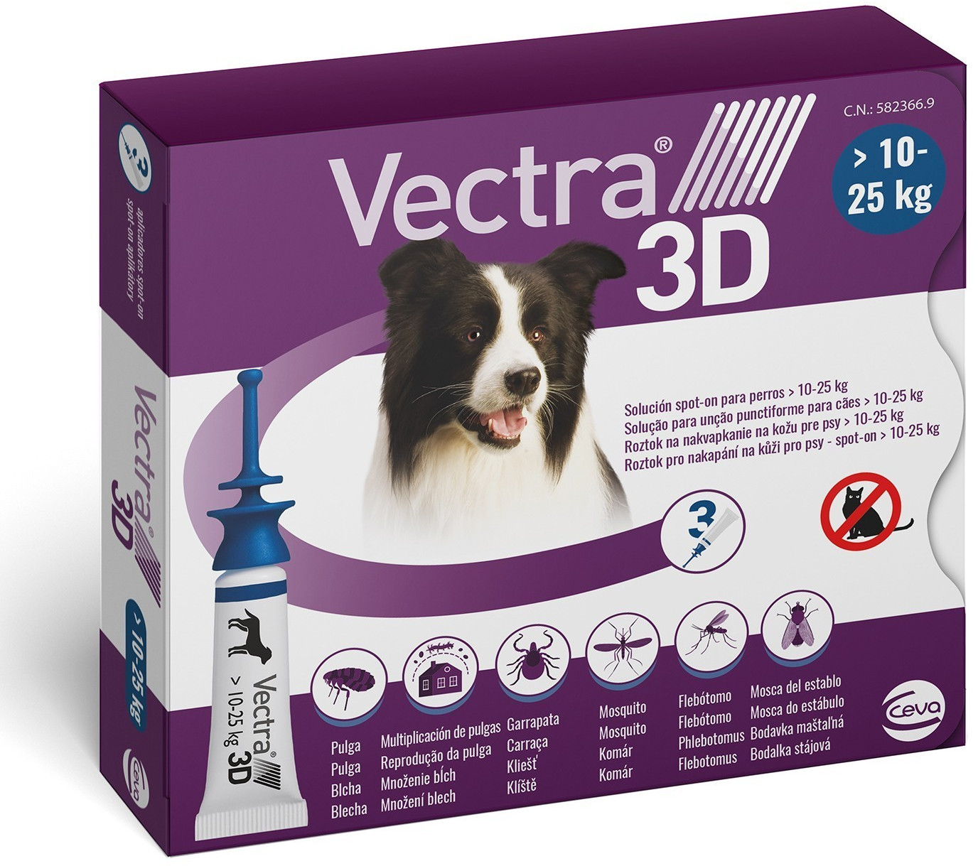 Ceva Vectra 3D dogs 10-25kg