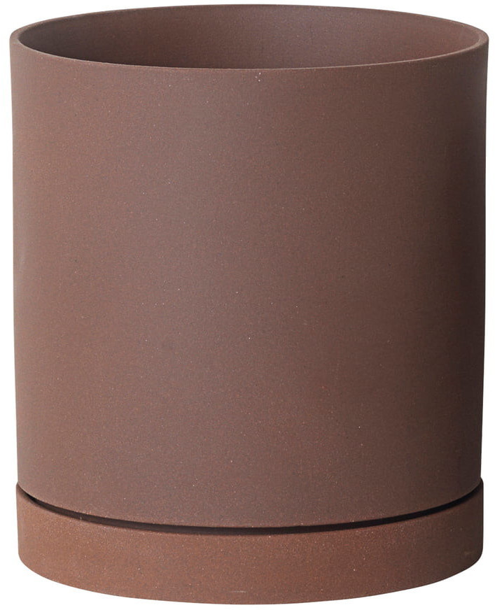 Ferm Living Sekki Flower Pot Rust Large