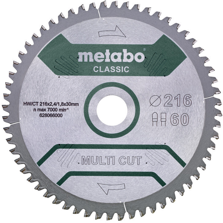 Metabo multi cut - classic 305 x 30 x 3 mm 5°neg Z80 (628286000 