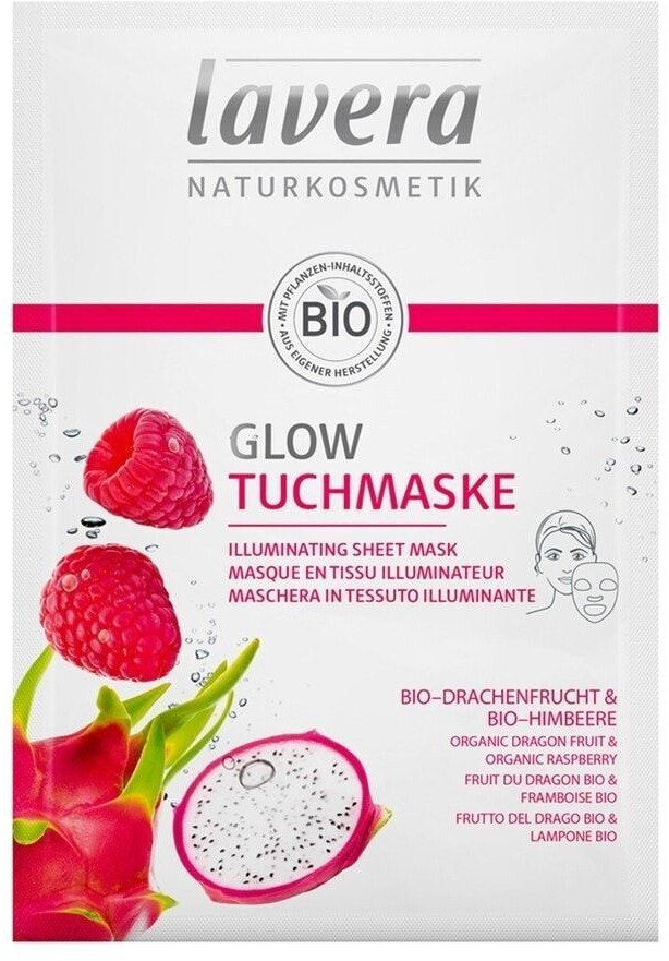 Lavera Glow Sheet Mask Dragonfruit & Raspberry