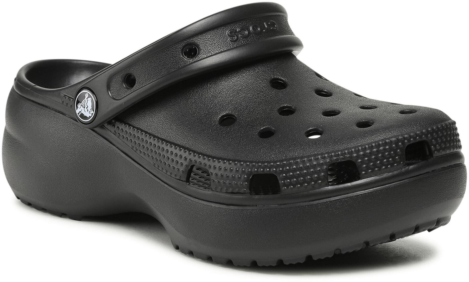 Ladies black sale crocs
