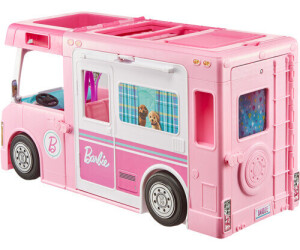 Barbie GHL93  3in1 Super AbenteuerCamper  Zubehör Camping Wohnwagen  Puppen Spie 