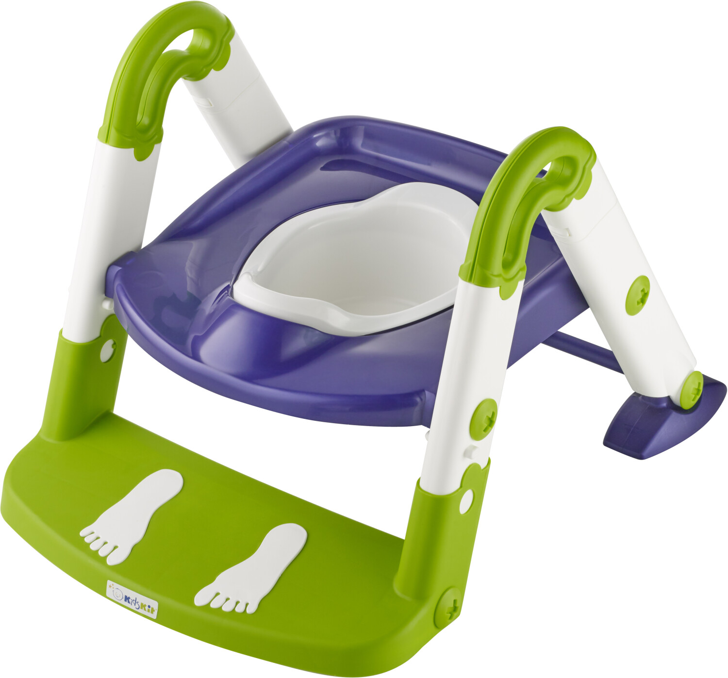 Kids Kit 3 in 1 Toilet Trainer perl blue/white/translucent lime