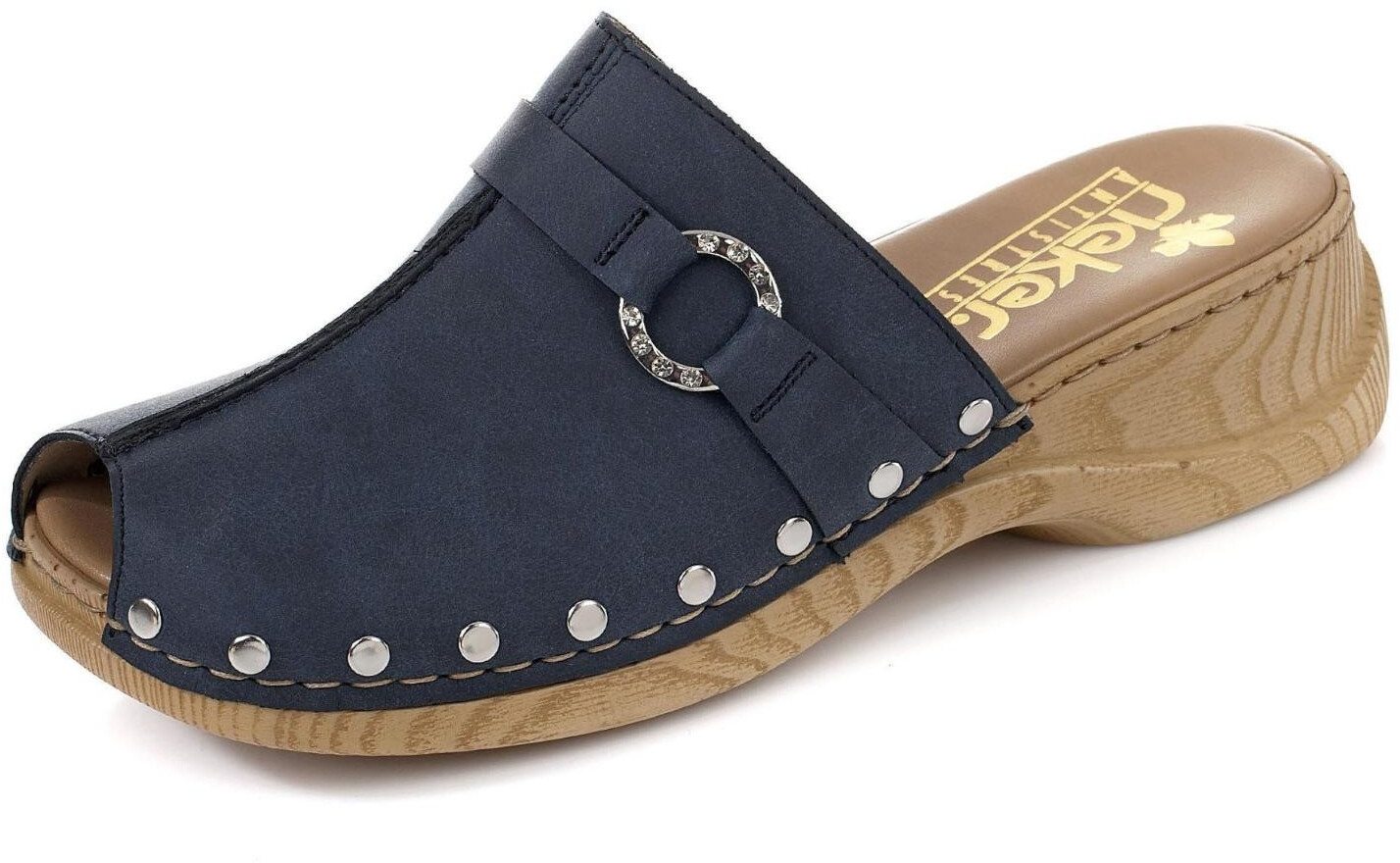 Rieker Women's Clogs (65062) blue