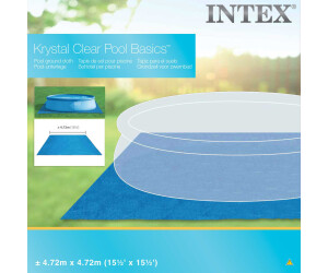 blau 472 x 472 cm Intex Bodenplane für runde oberirdische Pools 