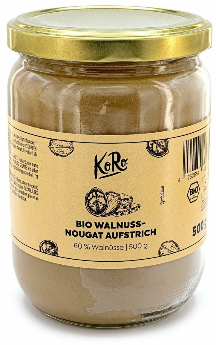 KoRo Bio Walnuss-Nougat-Aufstrich (500g) ab 9,99 € | Preisvergleich bei ...