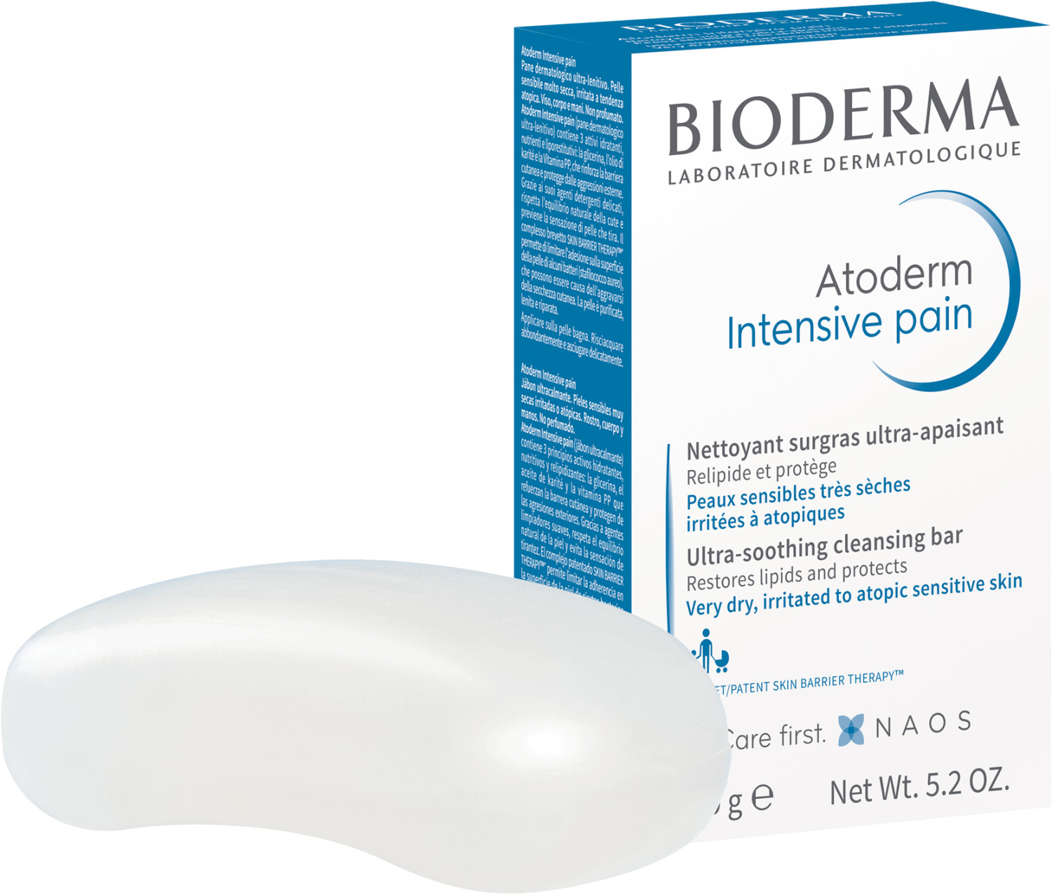 Photos - Shower Gel Bioderma Atoderm Intensive Pain Cleansing Ultra-rich Soap 150g 