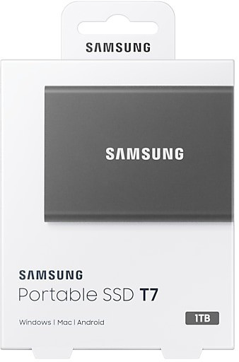 Samsung Portable SSD T7 1TB grau ab 89,90 € (Februar 2024 Preise)