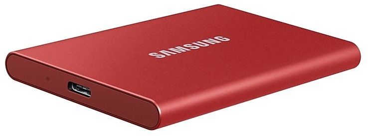 Samsung Portable SSD T7 1Tb Rojo - Disco duro externo - LDLC