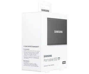 Disque SSD externe SAMSUNG T7 1To Gris - infinytech-reunion