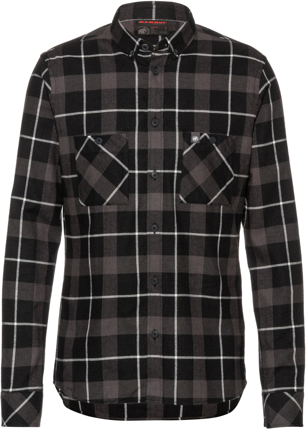 Mammut Alvra Longsleeve Shirt Men (1015) black/titanium