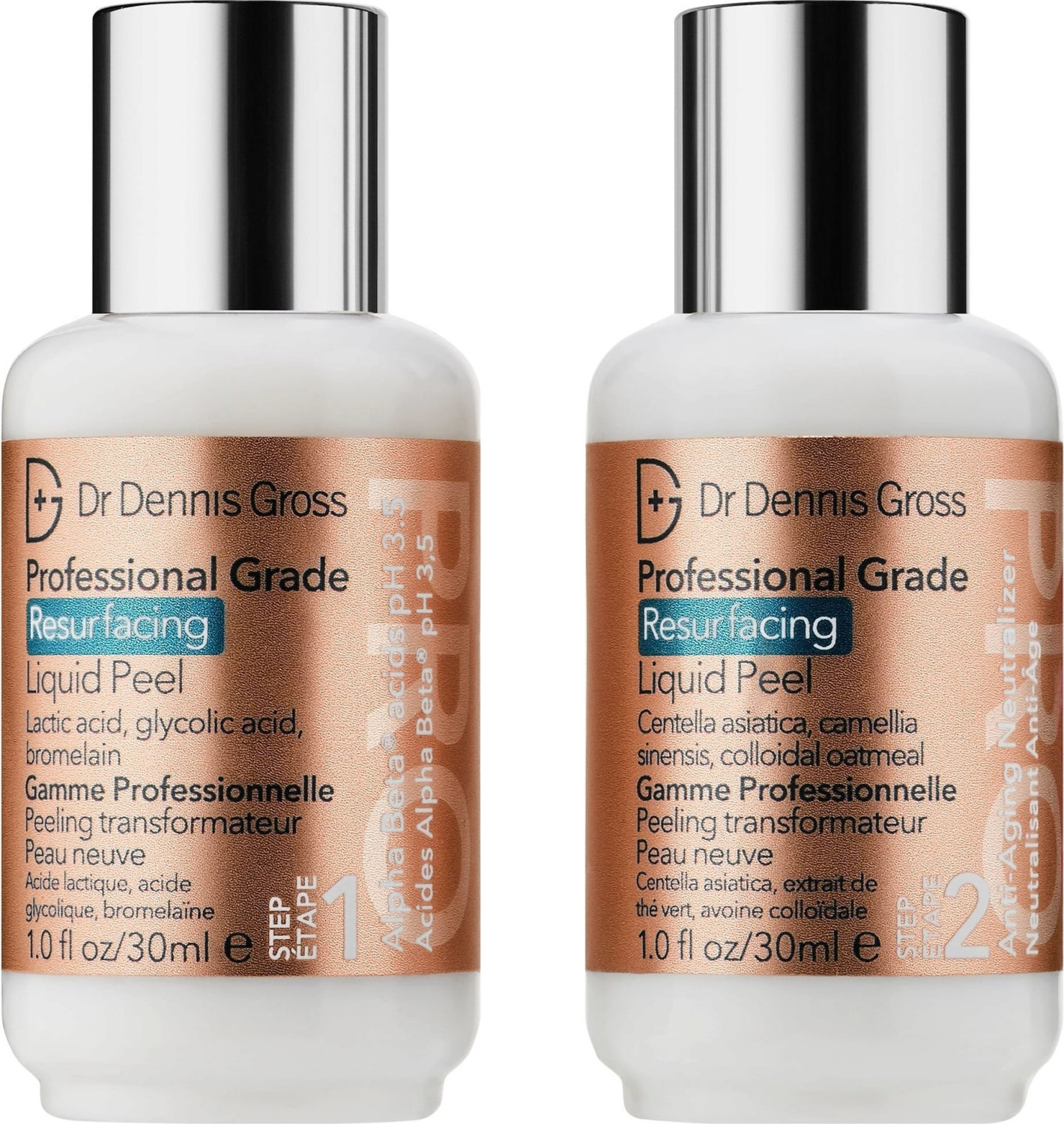 Dr Dennis Gross Skincare Professional Grade Resurfacing Liquid Peel (2x30ml)
