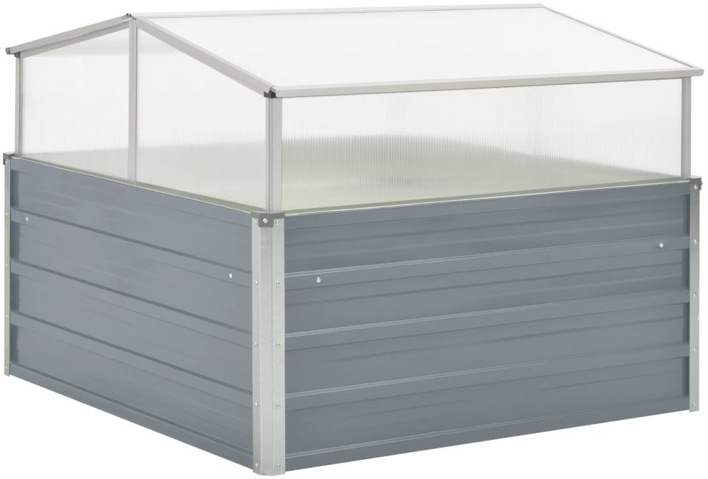 VidaXL Galvanized greenhouse 42406