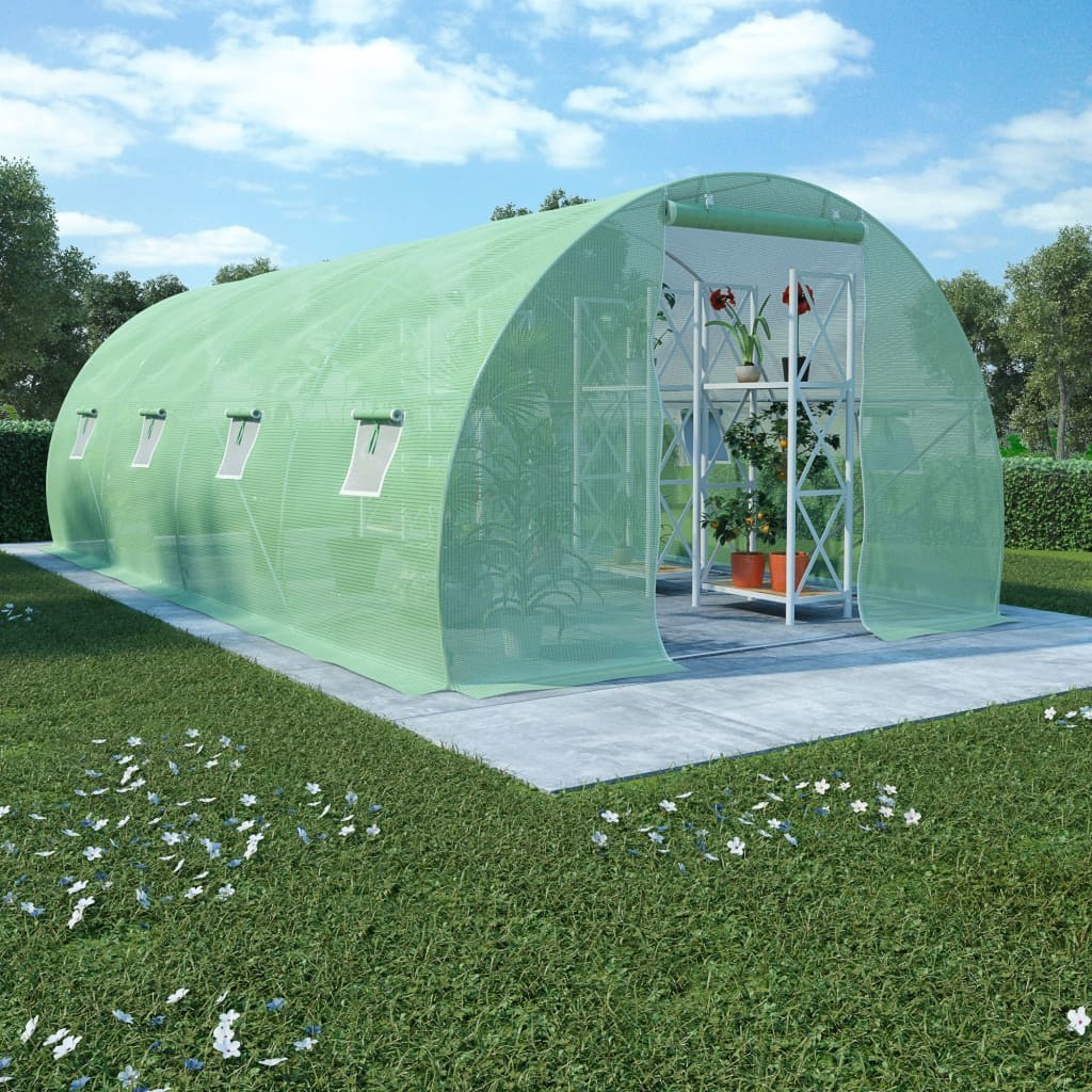 VidaXL Steel greenhouse 45536