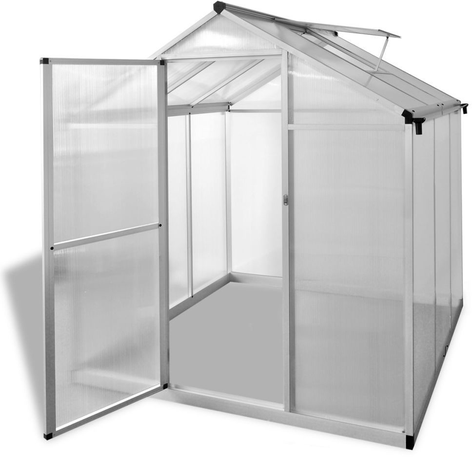 VidaXL Aluminum greenhouse 43555