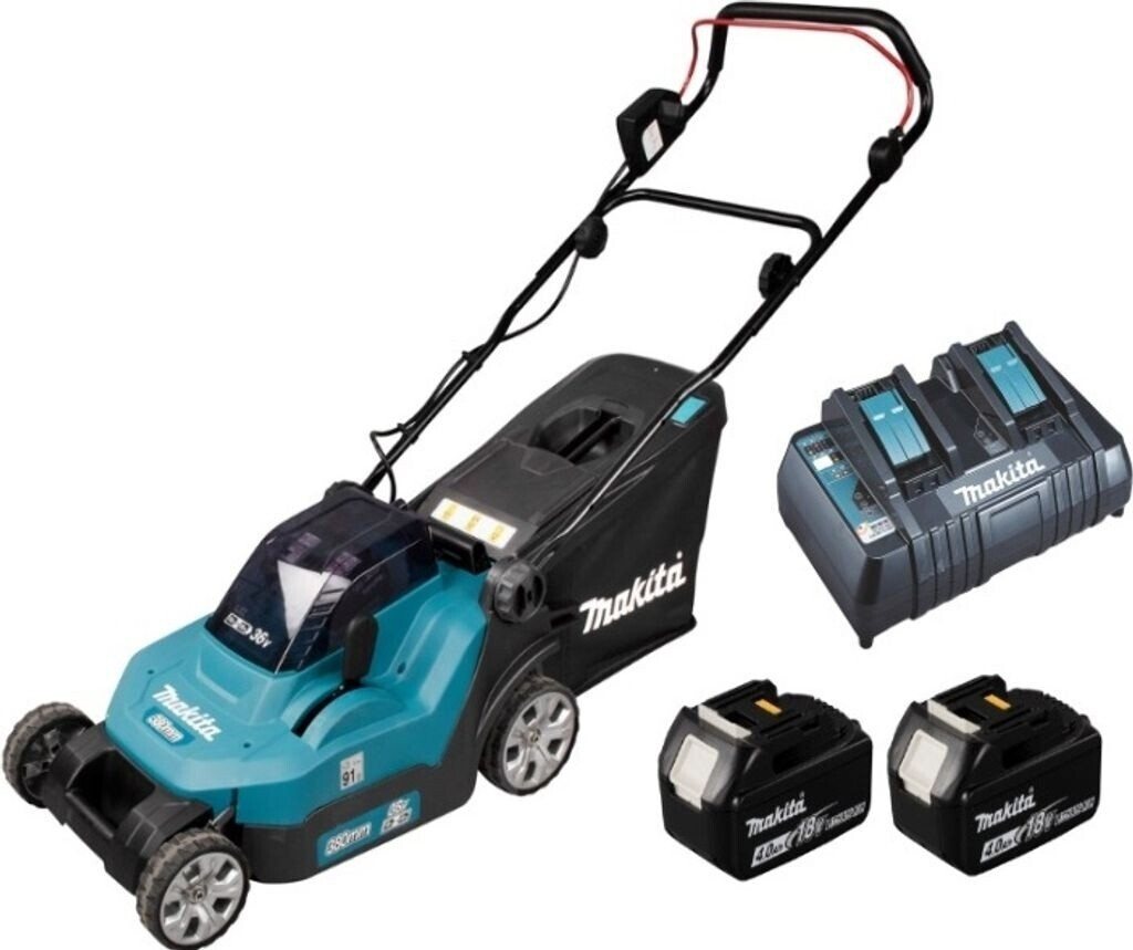 Makita DLM382 PM2 ( 2 x Akku 4 Ah + DoppelLadegerät) ab 341,01 € (Mai