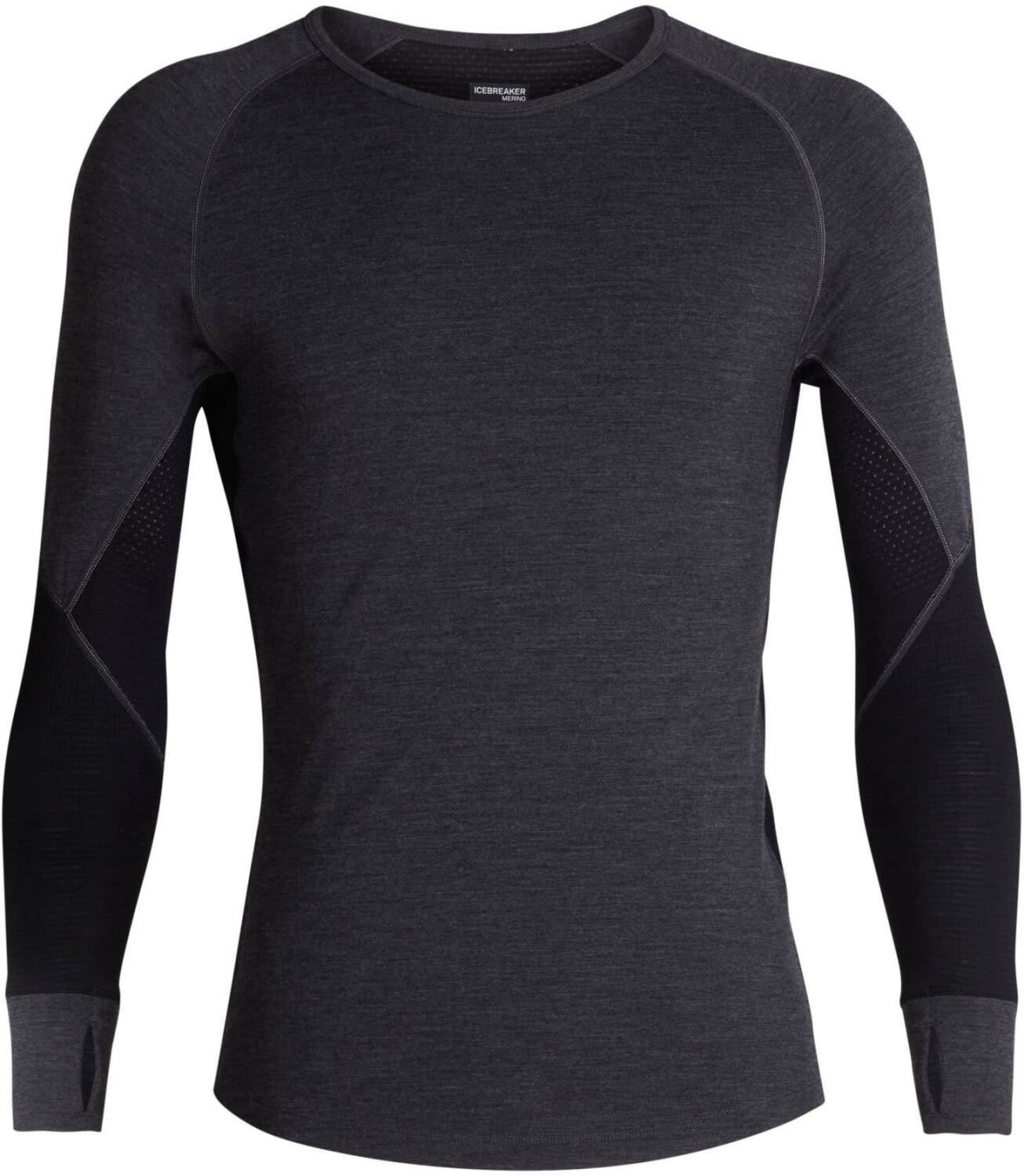 Icebreaker BodyfitZONE 260 Zone Long Sleeve Crewe jet heather