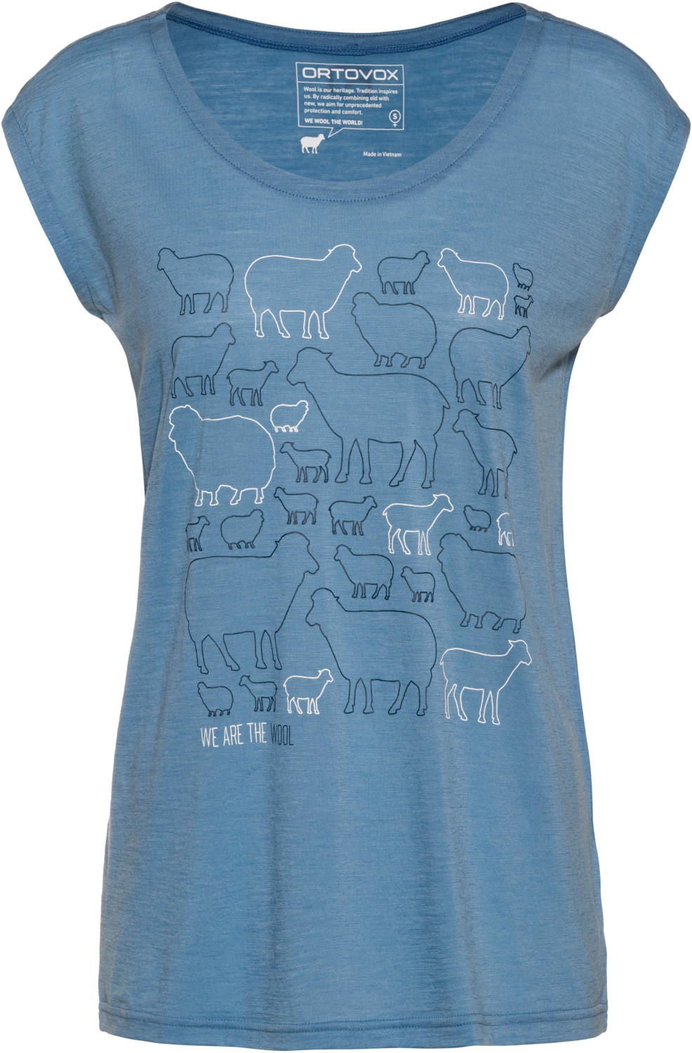 Ortovox 120 Tec Wool T-Shirt W (88106) light blue