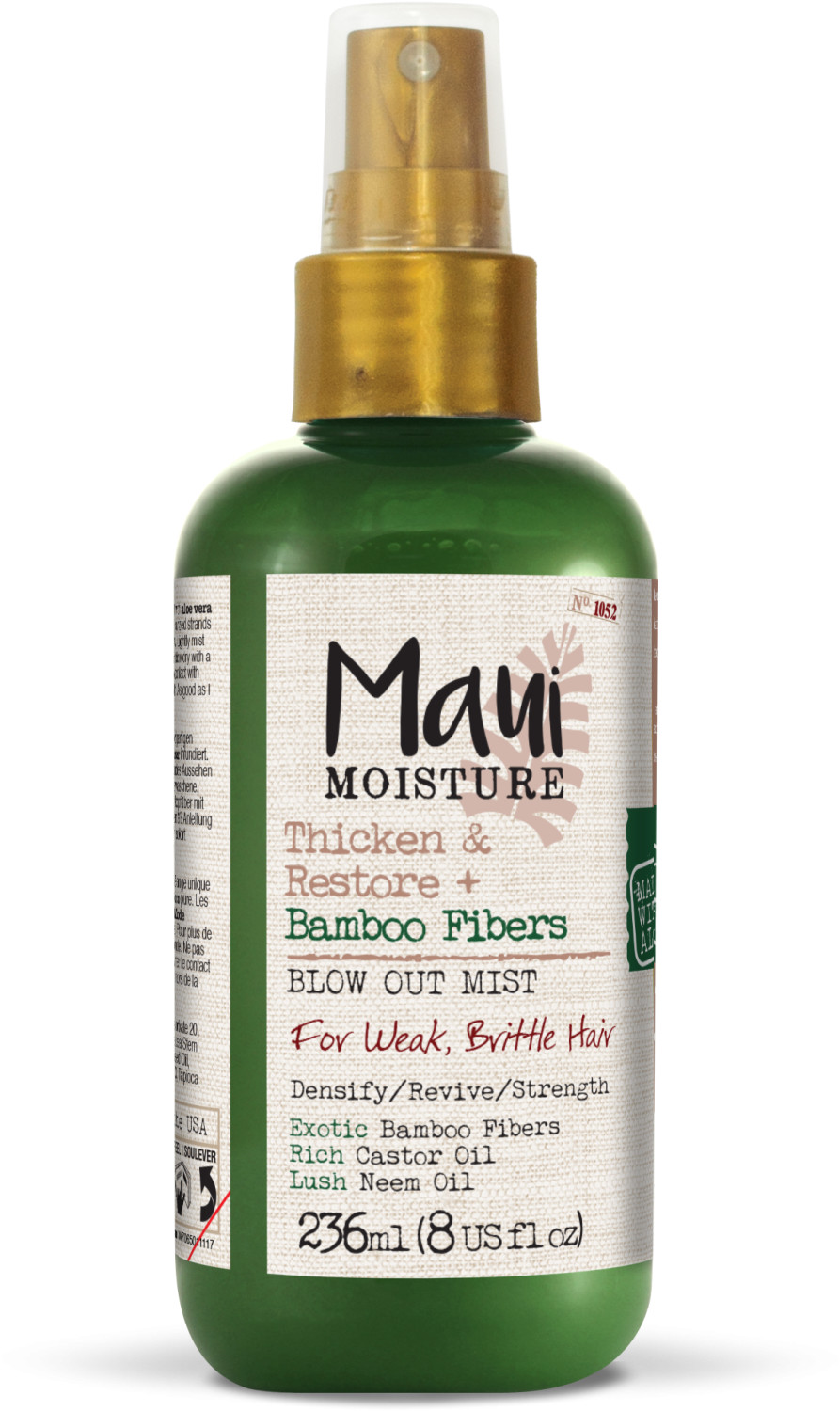 Maui Moisture Moisture Thicken & Restore Bamboo Fibers Blow Out Mist Spray (236 ml)