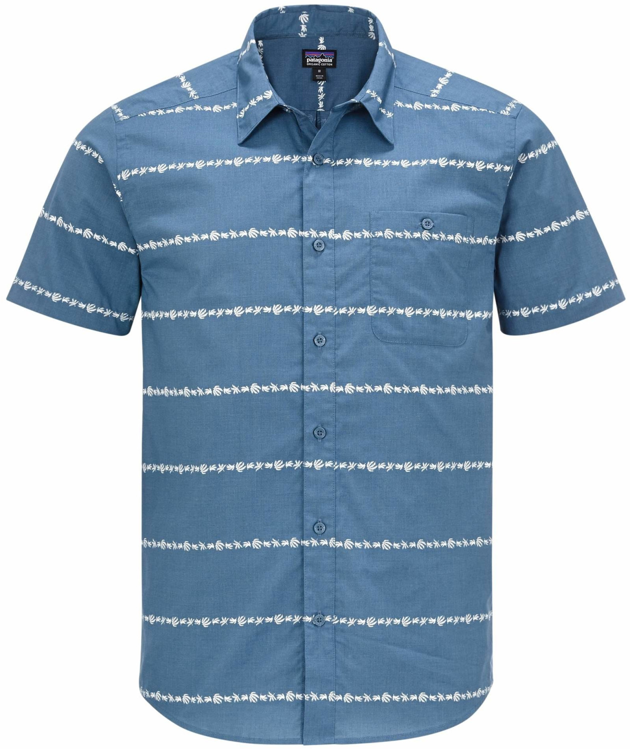 Patagonia Men's Go To Shirt hemp stipe pigeon blue ab 37,94