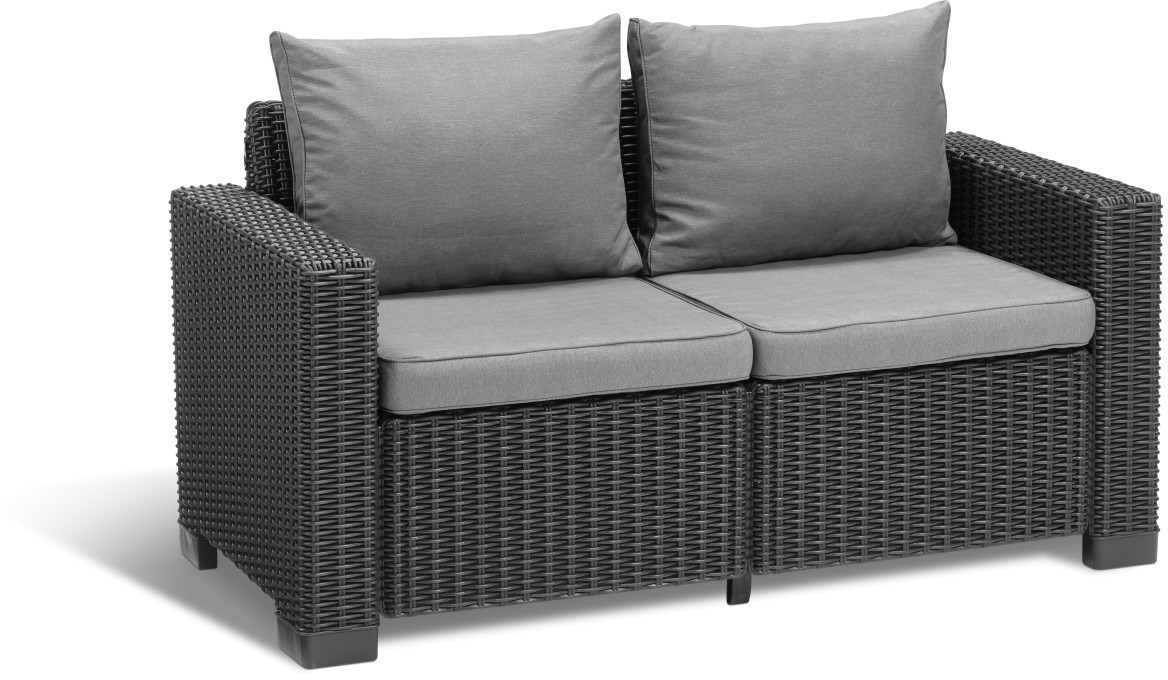 Allibert California divano 2 posti cool grey