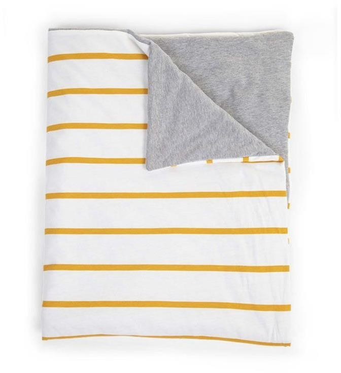 Childhome Blanket 80 x 100 cm ochre stripes
