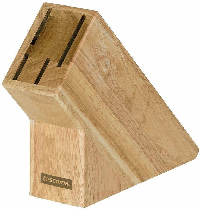 Tescoma Knife Block Wood beige 21 x 6 x 16 cm