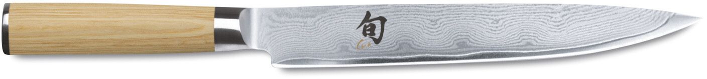 KAI Kai Shun White Ham Knife Steel (DM-0704W)
