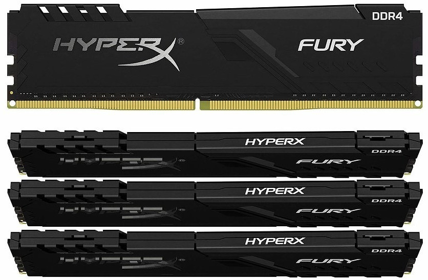 HyperX Fury Kit 32 Go DDR4-3600 CL17 (HX436C17FB3K4/32)
