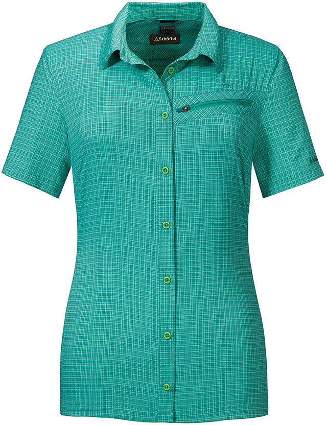Schöffel Blouse Saragossa2 UV spectra green