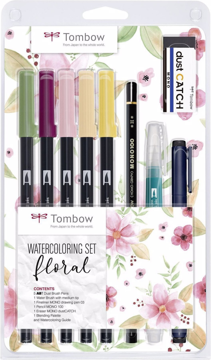 Tombow Watercoloring-Set floral (set of 11)