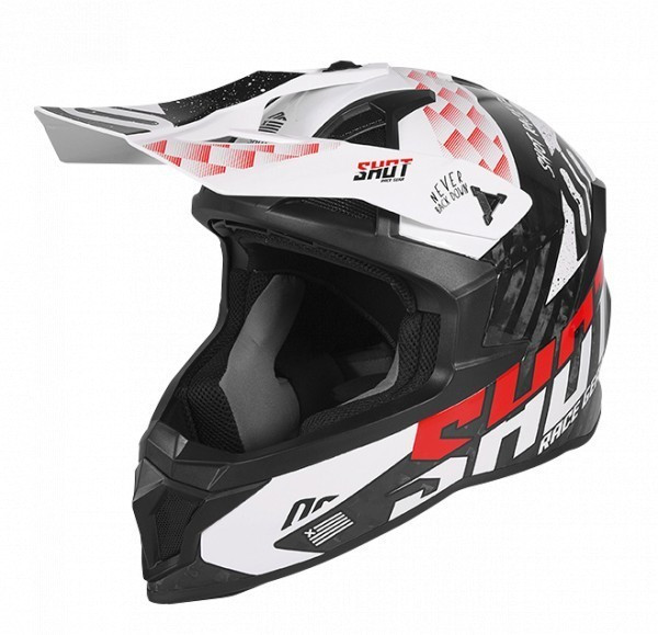 Shot Lite Carbon Rush Black Red Glossy