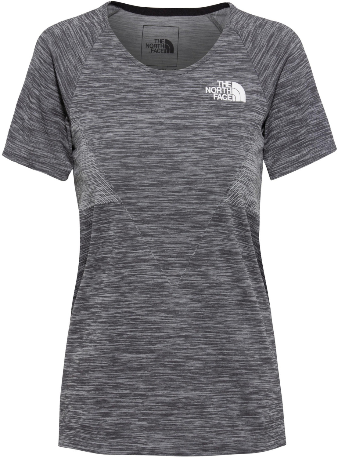 The North Face Impendor T-Shirt Women (3S16) tnf black white heather/tnf white