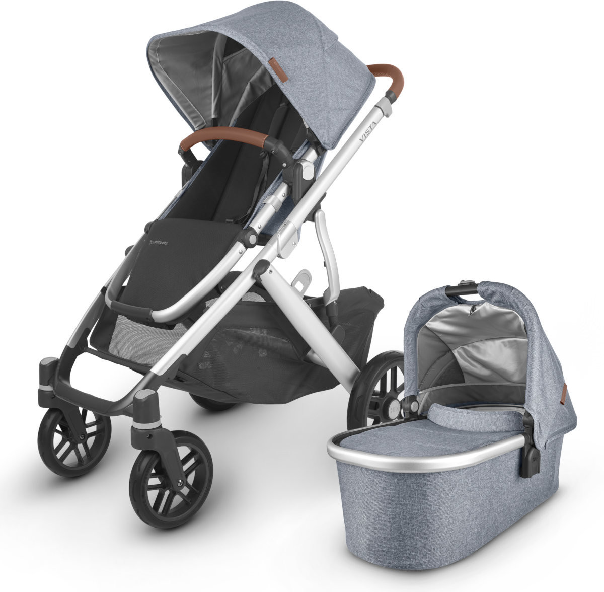 Uppababy blue melange top