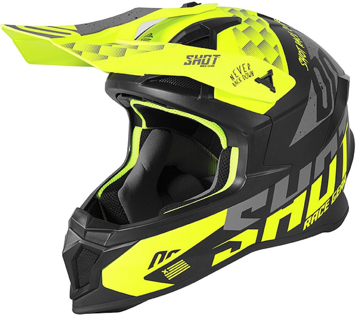 Shot Lite Rush Neon Yellow Grey Matt