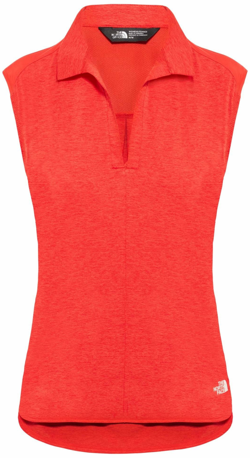 The North Face Inlux SL Top Women (3RZC) juicy red dark heather