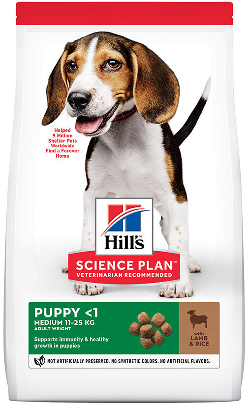 Hill's Science Plan Canine Puppy Medium agneau & riz (18 kg)